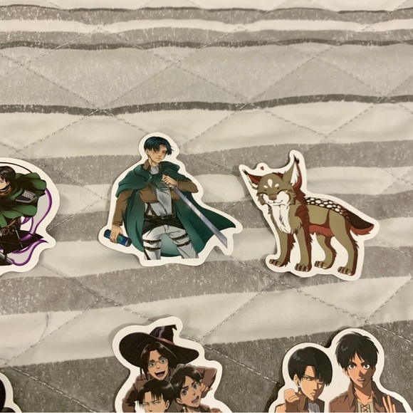 Attack on Titan Random Stickers Lot of 100 - Picture 3 of 15